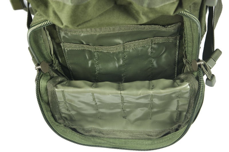 Mil-Tec Unisex Assault Pack - Rugged Durable Lightweight Ergonomic Versatile Tactical Outdoor Camping Hiking Backpack with Adjustable Padded Shoulder Straps & MOLLE Loops, Olive Drab, 20L - Image 5